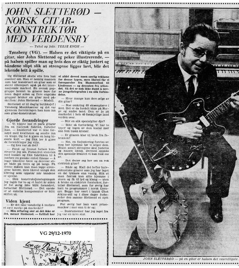 Faksimile fra VG 29.12.1970. Takk til Asgaut Steinnes for artikkelen